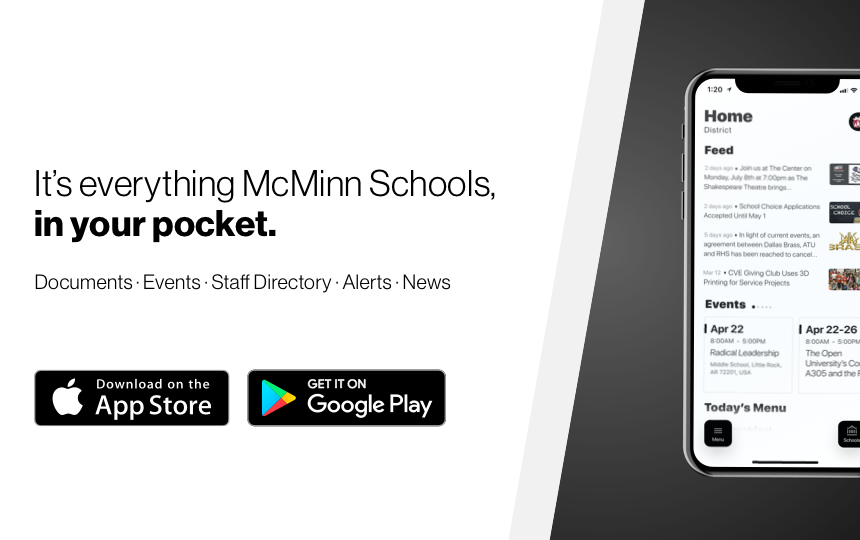 It's everything McMinn Schools, in your pocket.