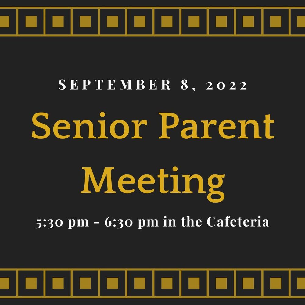 Senior Parent Meeting