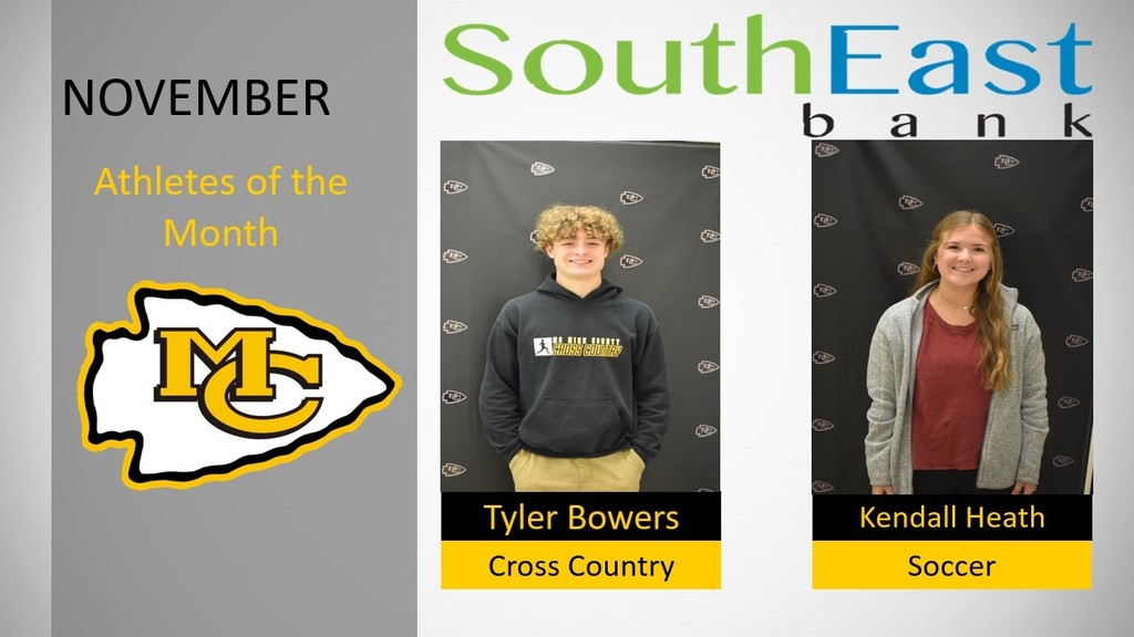 November Athletes of the Month