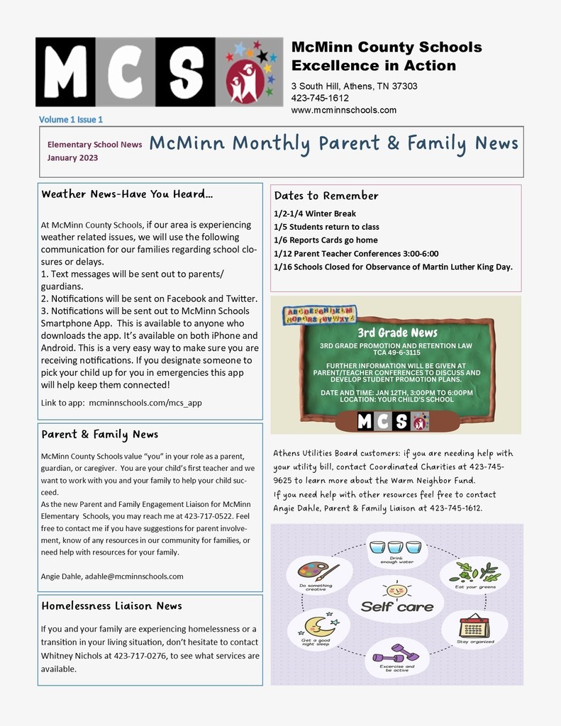 Jan. 2023 Newsletter