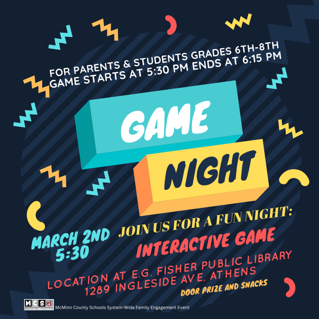 6th to 8th Grade Literacy Night
