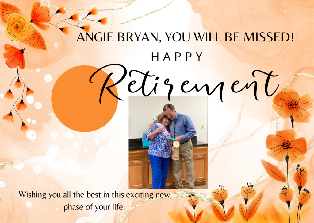Angie Bryan Retirement